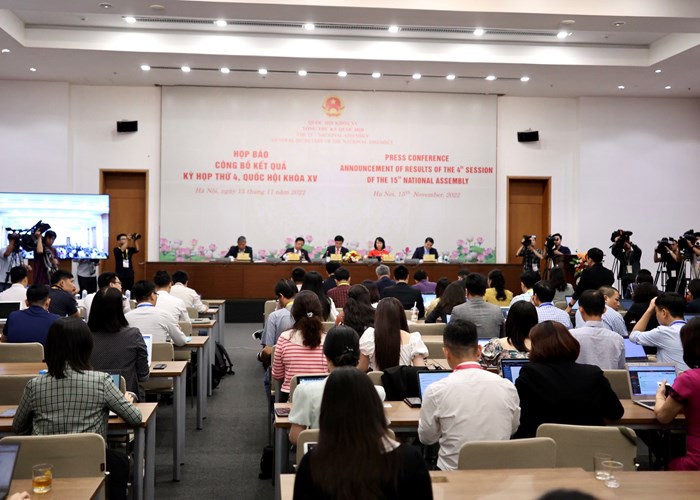 Kỳ họp thứ 4, Quốc hội khoá XV đã thông qua 6 luật, 12 nghị quyết - Anh 3