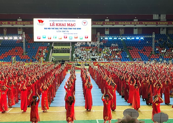 Khai mạc Đại hội TDTT tỉnh Thái Bình lần thứ IX - Anh 11