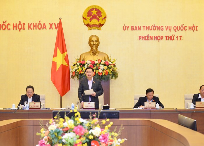 Khai mạc Phiên họp thứ 17 của Ủy ban Thường vụ Quốc hội: Xem xét tổ chức kỳ họp bất thường của Quốc hội - Anh 1