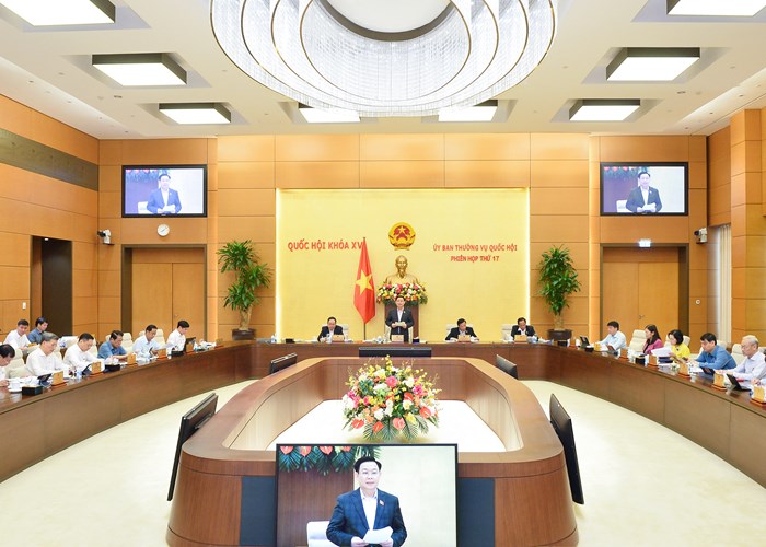 Khai mạc Phiên họp thứ 17 của Ủy ban Thường vụ Quốc hội: Xem xét tổ chức kỳ họp bất thường của Quốc hội - Anh 3