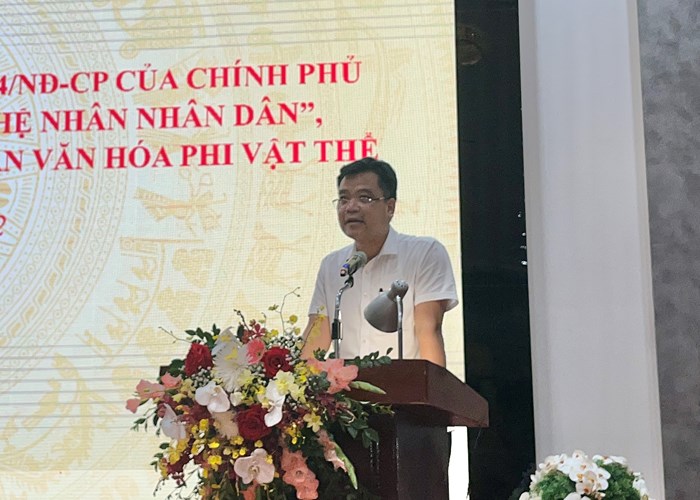 Đảm bảo quá trình xét tặng NNND, NNƯT chặt chẽ, không gây khó dễ cho nghệ nhân - Anh 5