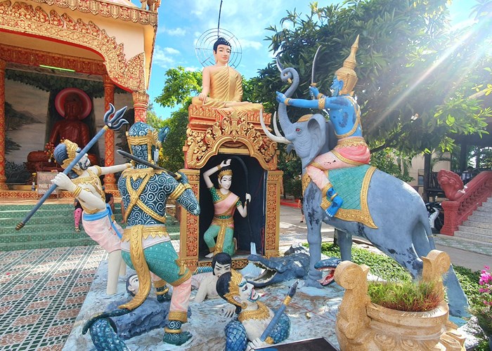 Vườn nhãn và chùa Xiêm Cán ở Bạc Liêu: Không gian trải nghiệm văn hóa bản địa độc đáo - Anh 4