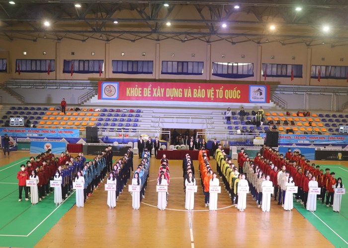 Khởi tranh môn cầu mây tại Đại hội Thể thao toàn quốc lần thứ IX năm 2022 - Anh 1