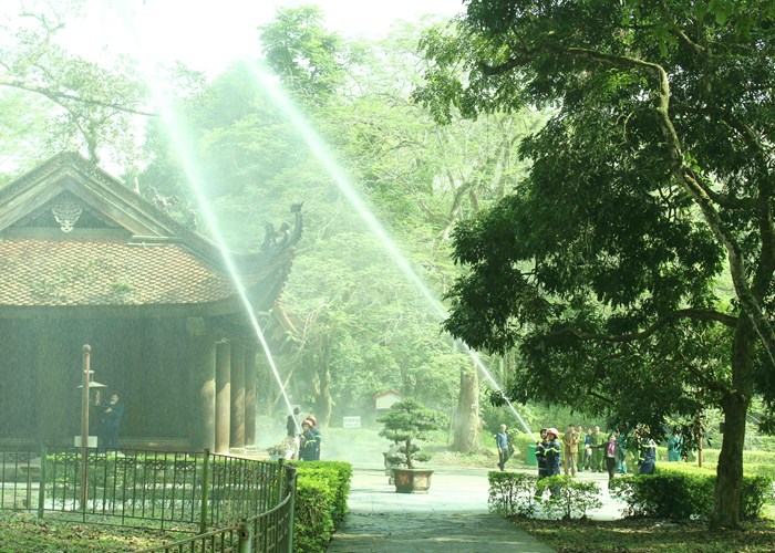 Diễn tập phòng cháy chữa cháy tại khu di tích quốc gia đặc biệt Lam Kinh - Anh 2