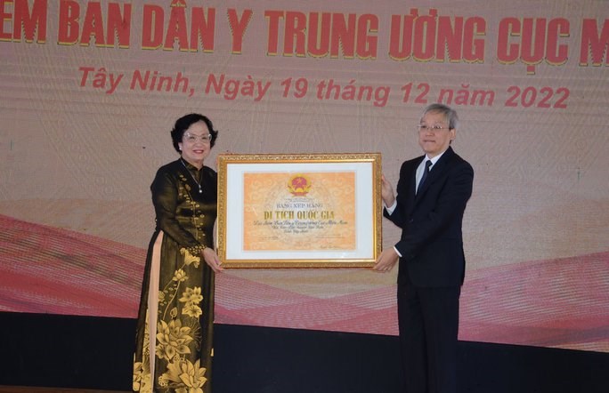 Địa điểm Ban Dân y Trung ương Cục miền Nam đón nhận Bằng Di tích Quốc gia - Anh 3