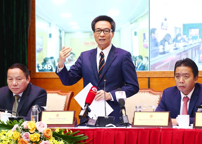 Phó Thủ tướng Vũ Đức Đam: “Chuẩn bị đủ điều kiện để đầu tư những công trình văn hoá lớn, mang tầm vóc của dân tộc...