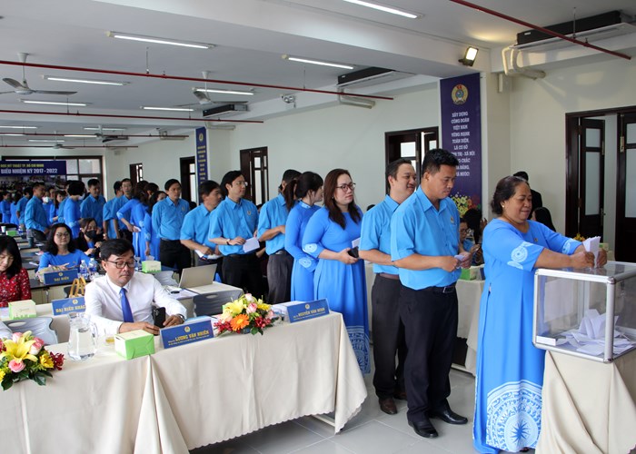 Đại hội điểm Công đoàn Trường ĐH Mỹ thuật TP.HCM nhiệm kỳ 2022-2027 - Anh 5