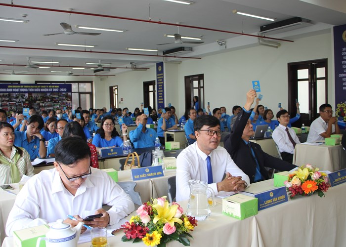 Đại hội điểm Công đoàn Trường ĐH Mỹ thuật TP.HCM nhiệm kỳ 2022-2027 - Anh 1