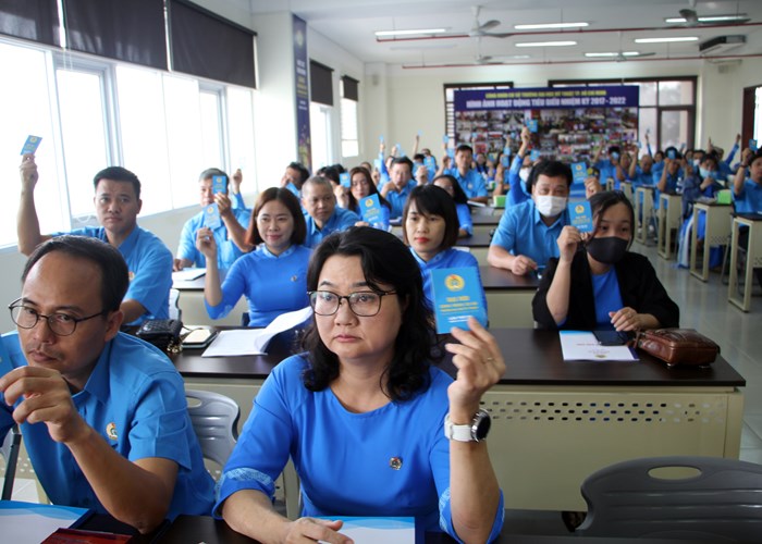 Đại hội điểm Công đoàn Trường ĐH Mỹ thuật TP.HCM nhiệm kỳ 2022-2027 - Anh 3