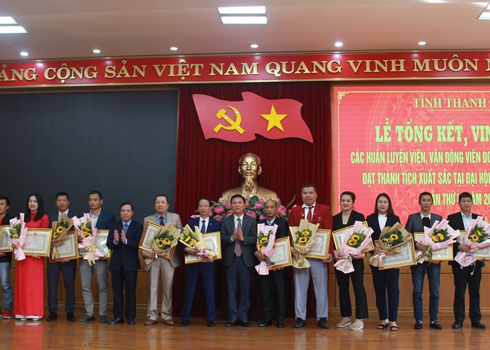 Thanh Hóa vinh danh VĐV, HLV đạt thành tích xuất sắc tại Đại hội Thể thao toàn quốc - Anh 1