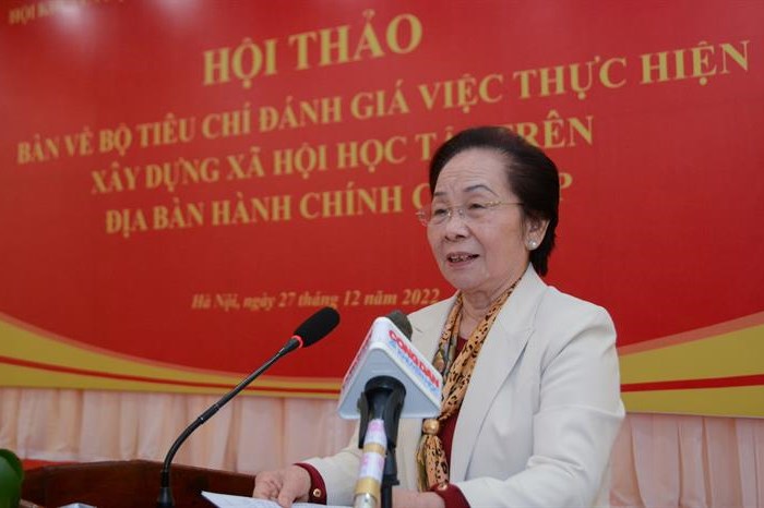 Bàn về bộ tiêu chí đánh giá việc thực hiện xây dựng xã hội học tập - Anh 1