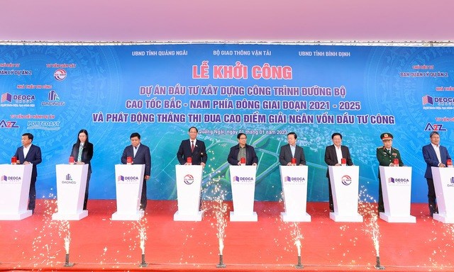 Thủ tướng phát lệnh khởi công đồng loạt 12 dự án cao tốc Bắc-Nam - Anh 2