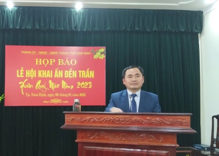 Lễ khai Ấn đền Trần năm 2023 diễn ra từ ngày 1-6.2 - Anh 1
