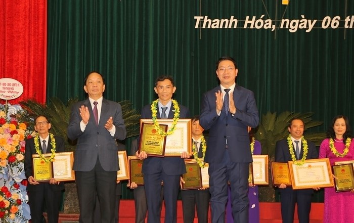 Thanh Hóa tôn vinh 10 trí thức Khoa học và Công nghệ tiêu biểu năm 2022 - Anh 1