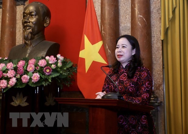 Bà Võ Thị Ánh Xuân, Phó Chủ tịch nước giữ quyền Chủ tịch nước - Anh 1