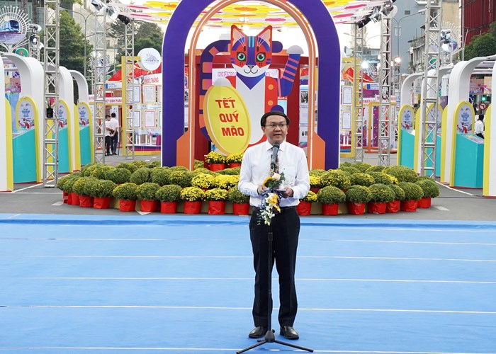 TP.HCM: Khai mạc Đường Sách Tết Quý Mão năm 2023 - Anh 3