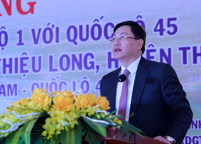 Thanh Hóa: Khởi công tuyến đường nối QL 1A với QL 45 hơn 1.400 tỉ đồng - Anh 2