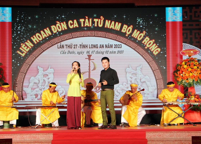 Khai mạc Liên hoan Đờn ca tài tử Nam Bộ tỉnh Long An mở rộng năm 2023 - Anh 7