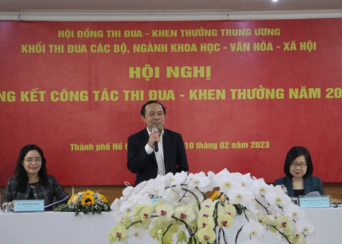 Tổng kết Khối thi đua các Bộ, ngành Khoa học - Văn hóa - Xã hội năm 2022 - Anh 4