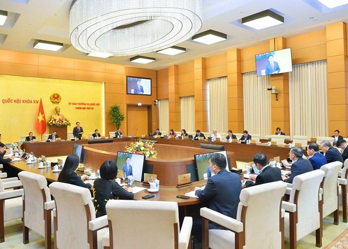 Khai mạc Phiên họp thứ 20 của Ủy ban Thường vụ Quốc hội - Anh 2