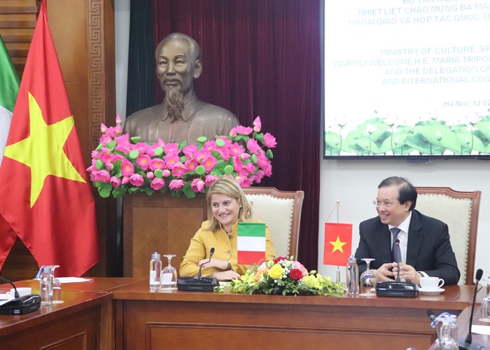 Việt Nam-Italia: Đẩy mạnh hợp tác VHTTDL - Anh 1