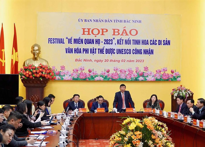 Festival “Về miền Quan họ-2023”: Kết nối tinh hoa các di sản văn hóa phi vật thể được UNESCO ghi danh - Anh 1