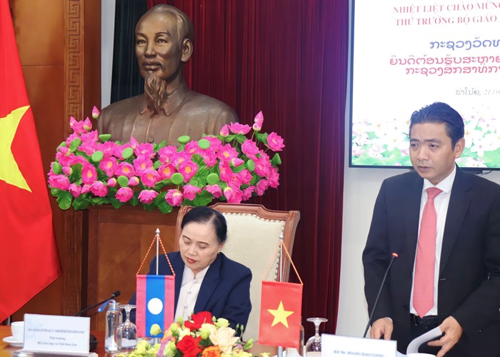Việt Nam - Lào: Tăng cường hợp tác thể dục thể thao - Anh 1
