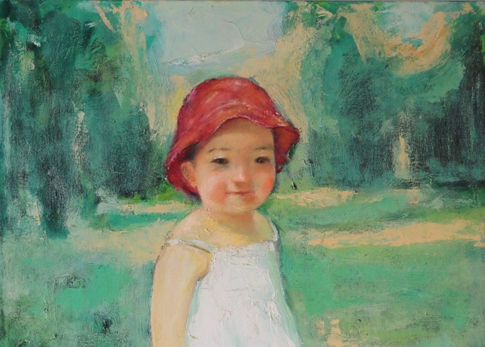 Triển lãm tranh sơn dầu về hành trình người phụ nữ qua những lần “vượt cạn” - Anh 5