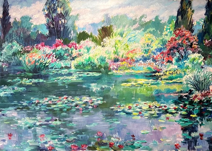Triển lãm “Sứ giả hội họa” tưởng nhớ danh tài hội hoạ Nguyễn Trí Minh - Anh 1