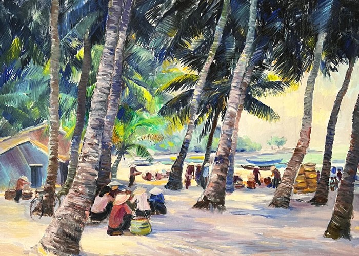 Triển lãm “Sứ giả hội họa” tưởng nhớ danh tài hội hoạ Nguyễn Trí Minh - Anh 3