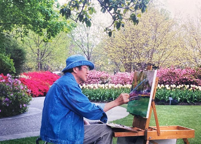 Triển lãm “Sứ giả hội họa” tưởng nhớ danh tài hội hoạ Nguyễn Trí Minh - Anh 5