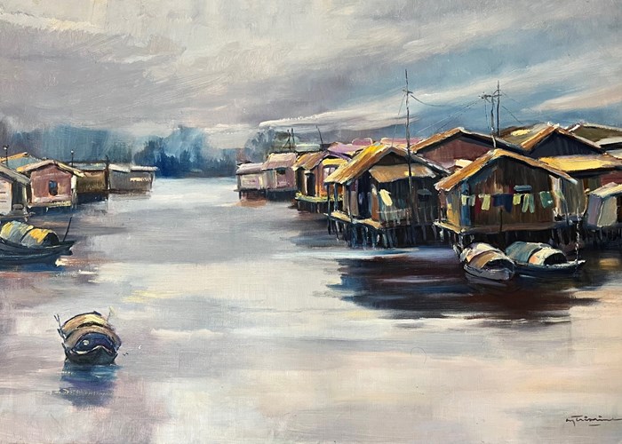 Triển lãm “Sứ giả hội họa” tưởng nhớ danh tài hội hoạ Nguyễn Trí Minh - Anh 4
