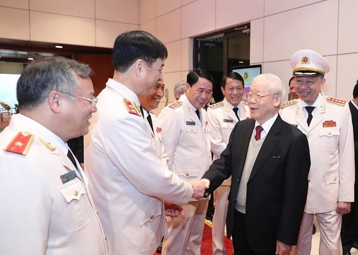 Tổng Bí thư: Lực lượng Công an nhân dân quyết tâm, chung sức, đồng lòng học tập, thực hiện Sáu điều Bác Hồ dạy - Anh 2