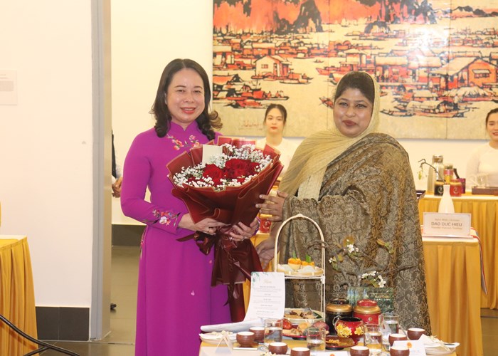 Phó Chủ tịch nước Võ Thị Ánh Xuân: Thúc đẩy bình đẳng giới, trao quyền cho phụ nữ và trẻ em gái là ưu tiên nhất quán của Việt Nam - Anh 5