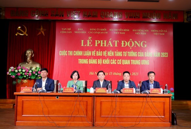 Đảng bộ Khối các cơ quan Trung ương: Phát động Cuộc thi chính luận về bảo vệ nền tảng tư tưởng của Đảng - Anh 2
