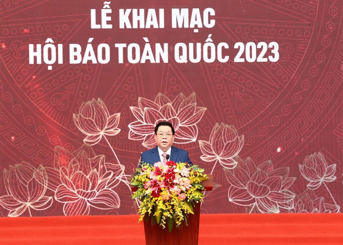 Khai mạc Hội Báo toàn quốc 2023: “Đoàn kết - Chuyên nghiệp - Văn hóa - Sáng tạo” - Anh 7