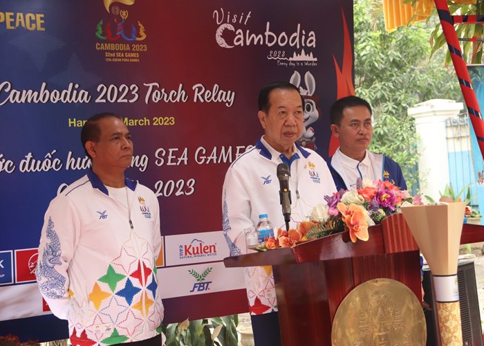 200 VĐV tham dự Lễ rước đuốc SEA Games 32 - Anh 4