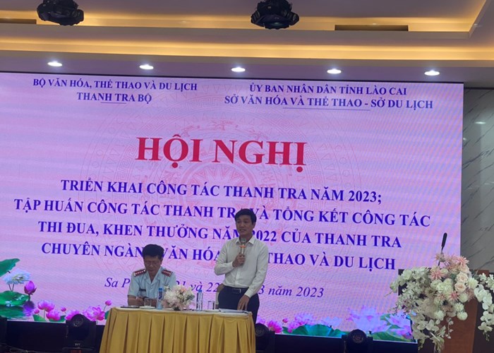 Hơn 1.100 đoàn thanh tra, kiểm tra chuyên ngành VHTTDL được triển khai trong năm 2022 - Anh 1