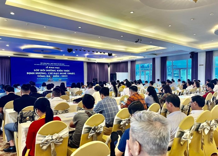 Hơn 160 học viên trên toàn quốc tham dự lớp bồi dưỡng kiến thức định hướng, chỉ đạo nghệ thuật, tổng đạo diễn - Anh 5