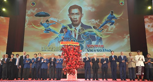 Chủ tịch nước dự lễ kỷ niệm 85 năm Ngày thành lập môn phái Vovinam - Anh 1