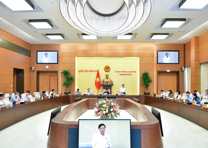 Ủy ban Thường vụ Quốc hội cho ý kiến về việc lấy phiếu tín nhiệm - Anh 3