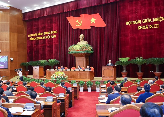 Khai mạc trọng thể Hội nghị Trung ương 7 khóa XIII - Anh 2