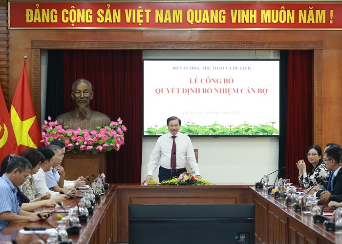 Bộ VHTTDL bổ nhiệm cán bộ - Anh 1