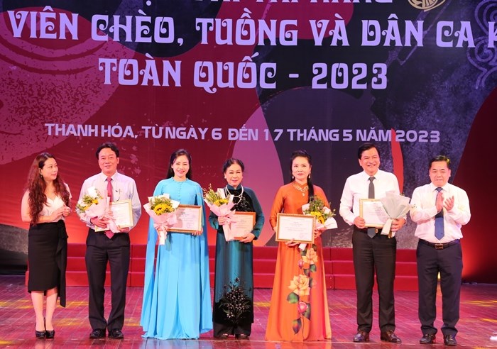 Bế mạc Cuộc thi Tài năng diễn viên Chèo, Tuồng và Dân ca kịch toàn quốc – 2023: Gìn giữ và phát huy những giá trị tốt đẹp của nghệ thuật sân khấu truyền thống - Anh 3