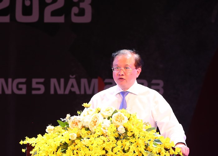 Bế mạc Cuộc thi Tài năng diễn viên Chèo, Tuồng và Dân ca kịch toàn quốc – 2023: Gìn giữ và phát huy những giá trị tốt đẹp của nghệ thuật sân khấu truyền thống - Anh 1