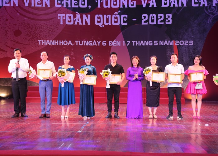 Bế mạc Cuộc thi Tài năng diễn viên Chèo, Tuồng và Dân ca kịch toàn quốc – 2023: Gìn giữ và phát huy những giá trị tốt đẹp của nghệ thuật sân khấu truyền thống - Anh 7