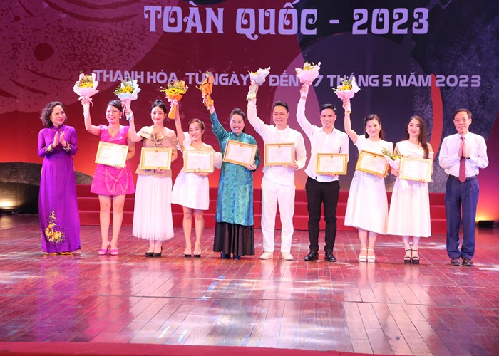 Bế mạc Cuộc thi Tài năng diễn viên Chèo, Tuồng và Dân ca kịch toàn quốc – 2023: Gìn giữ và phát huy những giá trị tốt đẹp của nghệ thuật sân khấu truyền thống - Anh 5