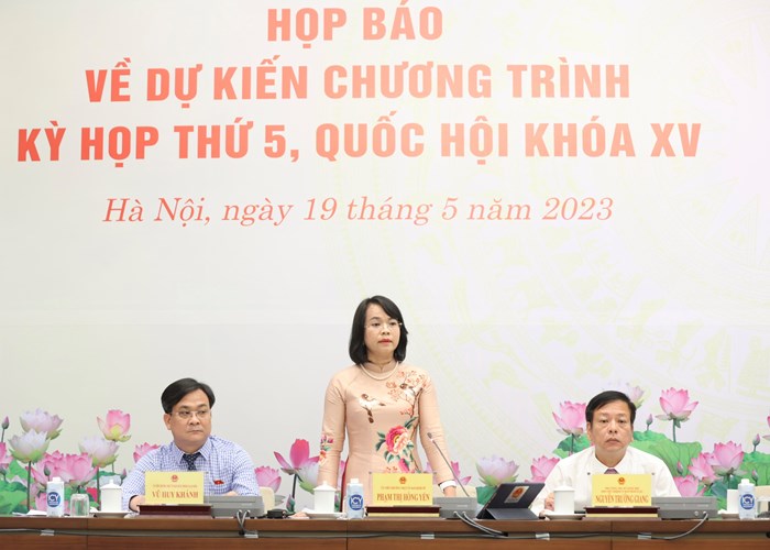Kỳ họp thứ 5, Quốc hội khoá XV xem xét nhiều nội dung quan trọng - Anh 4