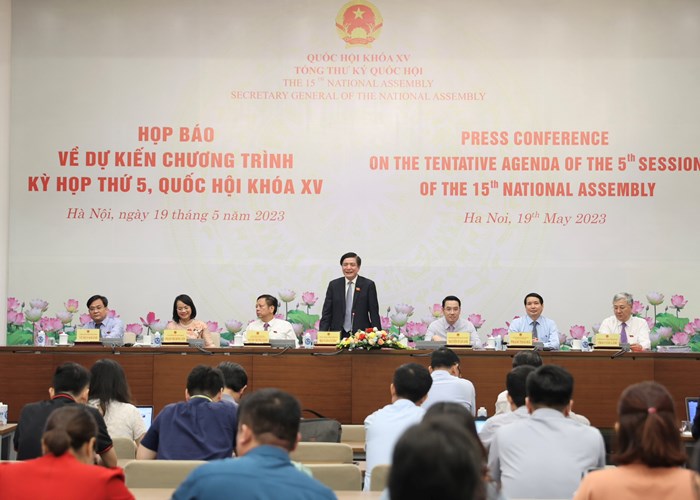 Kỳ họp thứ 5, Quốc hội khoá XV xem xét nhiều nội dung quan trọng - Anh 2