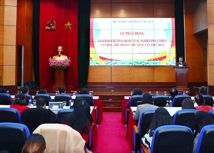 Đẩy mạnh truyền thông Giải Báo chí toàn quốc “Vì sự nghiệp phát triển Văn hoá, Thể thao và Du lịch” - Anh 4